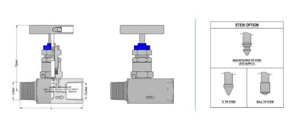 Pipe Gauge 90° Syphon Main View